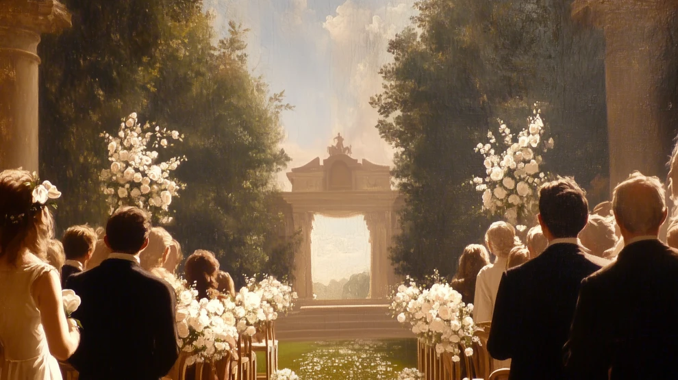 Couple close together, looking at each other's lips