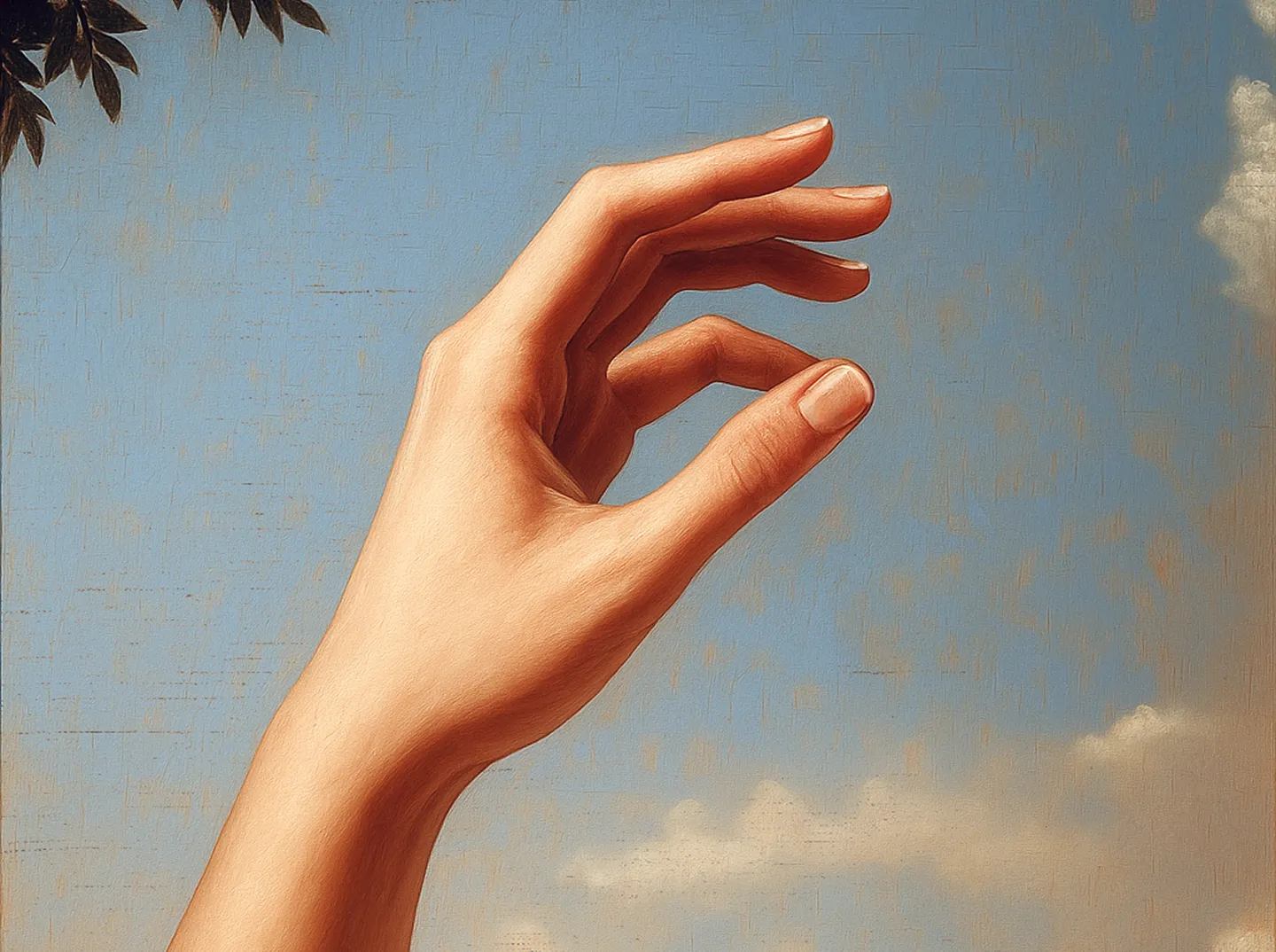 Hand grabbing the ring